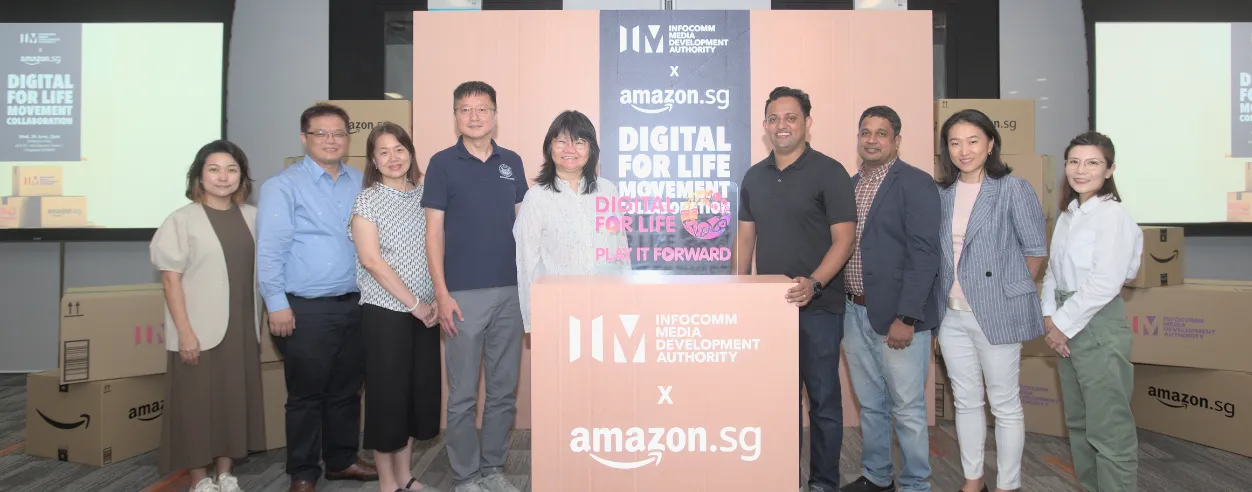 IMDA partners with Amazon to promote digital inclusion, safe online shopping 