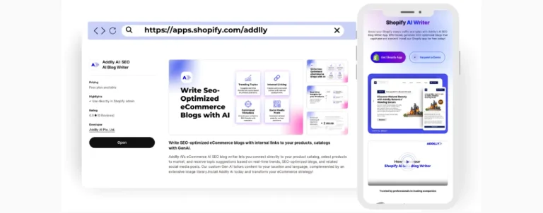 1_Addly to advance e-commerce content creation with zero-prompt Shopify AI writer app_11zon
