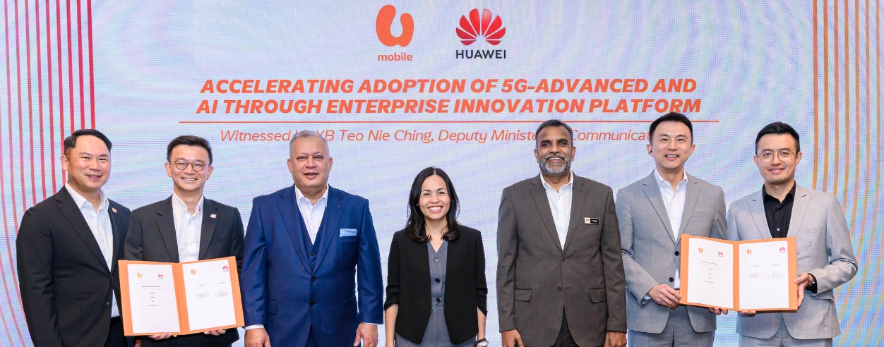 U Mobile taps Huawei Malaysia to accelerate 5G-A and AI innovations
