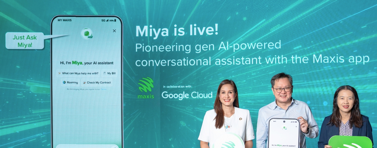 Maxis launches generative AI-powered in-app assistant developed with Google Cloud