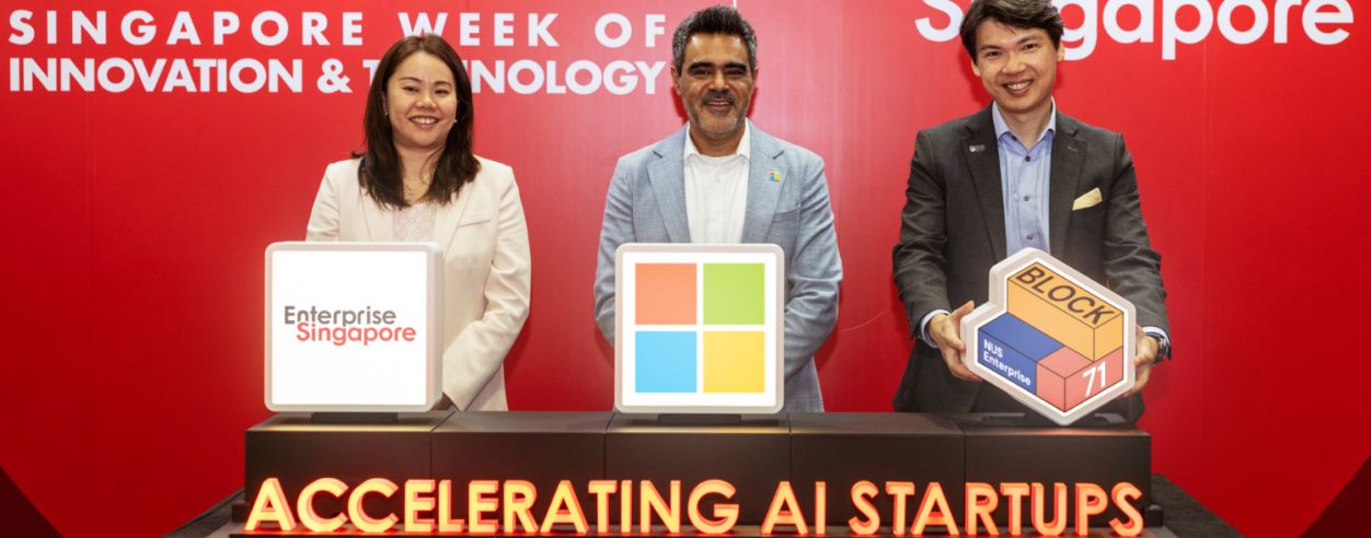Microsoft, Enterprise Singapore, NUS Enterprise launch expanded AI programme to boost SG’s AI startups