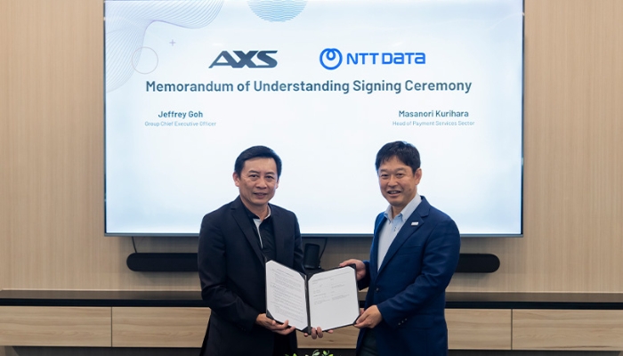 AXS, NTT DATA sign MoU to explore cross-border bill payments across East and Southeast Asia