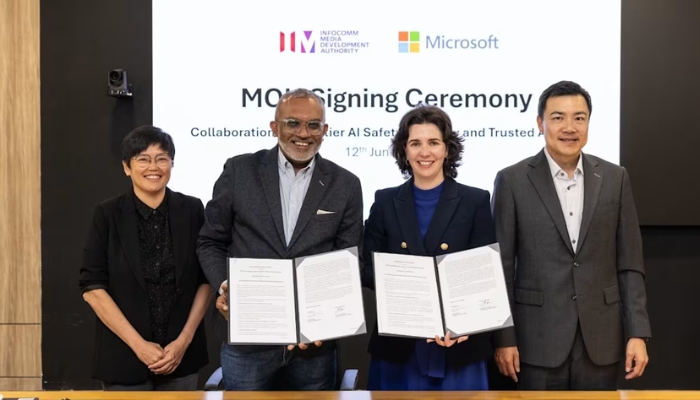 IMDA, Microsoft sign MOU to advance AI safety research and governance in Singapore