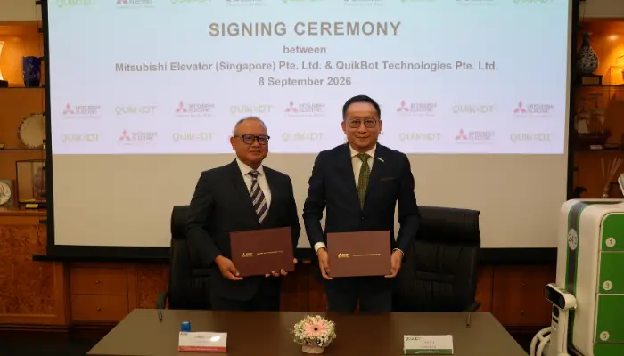 Mitsubishi Elevator (Singapore), QuikBot team up on Physical AI trust infrastructure