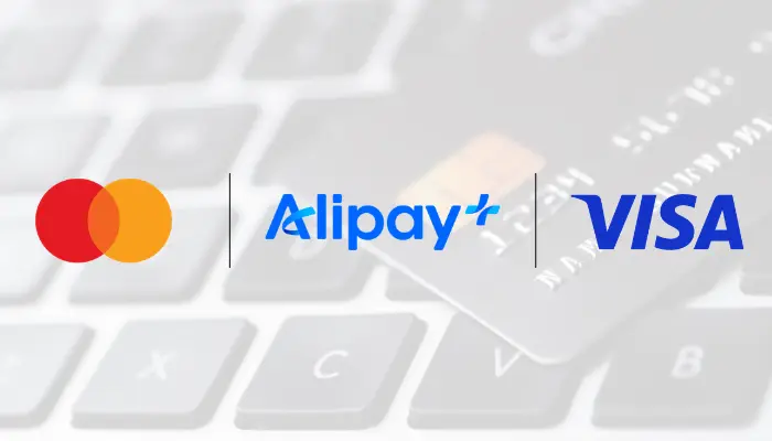 alipay visa mastercard