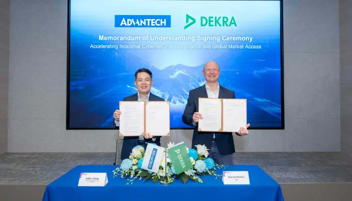 Advantech, DEKRA sign MOU on Cybersecurity compliance ahead of EU CRA rollout